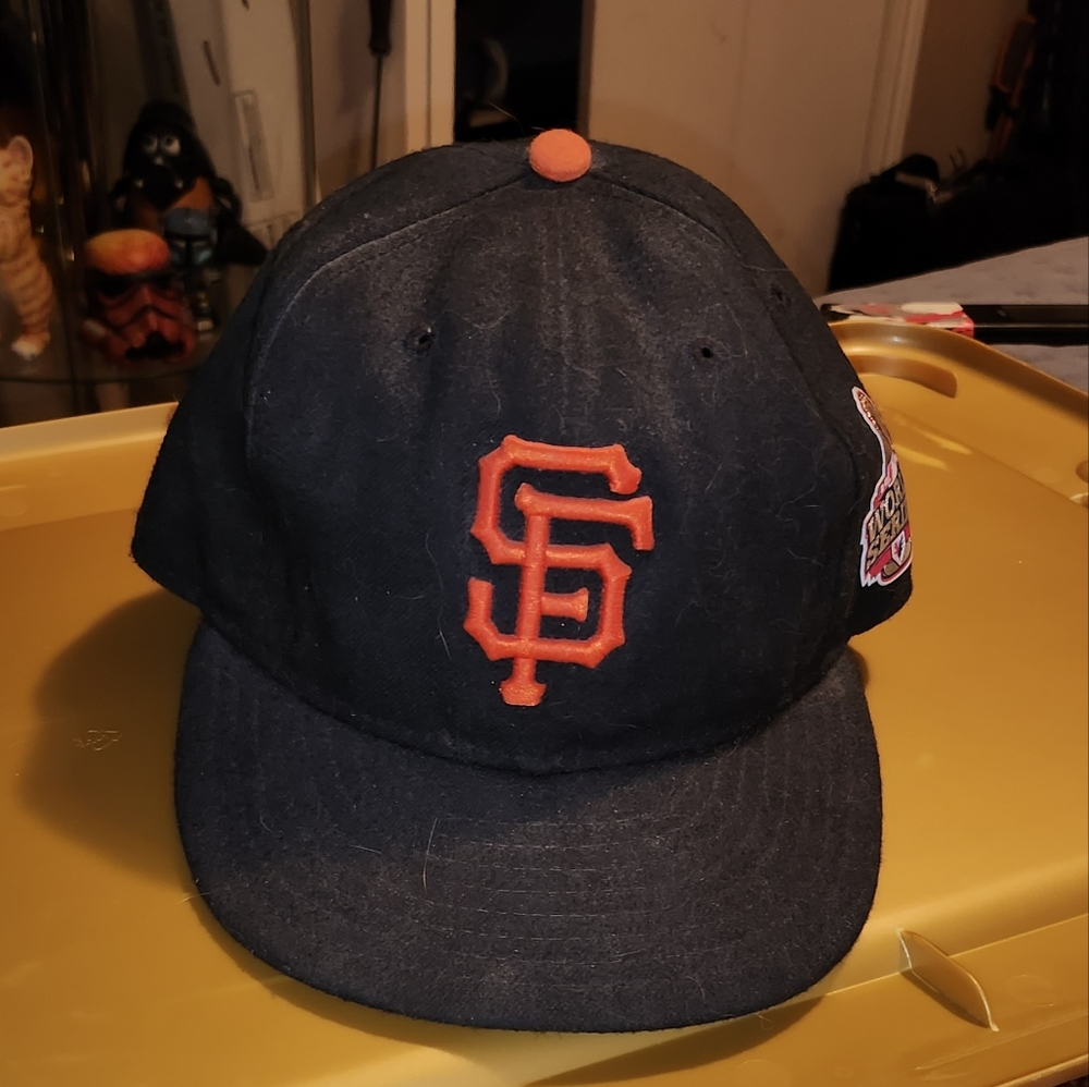 San Francisco giants fitted world series baseball cap size 7 5/8 great condition